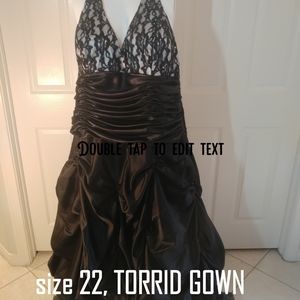 Size 22 TORRID evening gown